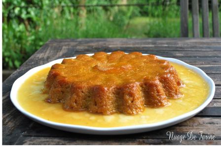 Gâteau de semoule au caramel